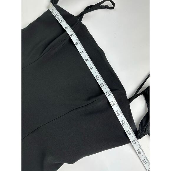 Privacy Please Revolve Size Medium Laguna Mini Dress Black Chiffon Sleeves - Picture 5 of 9